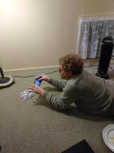 mikey with redbox slips